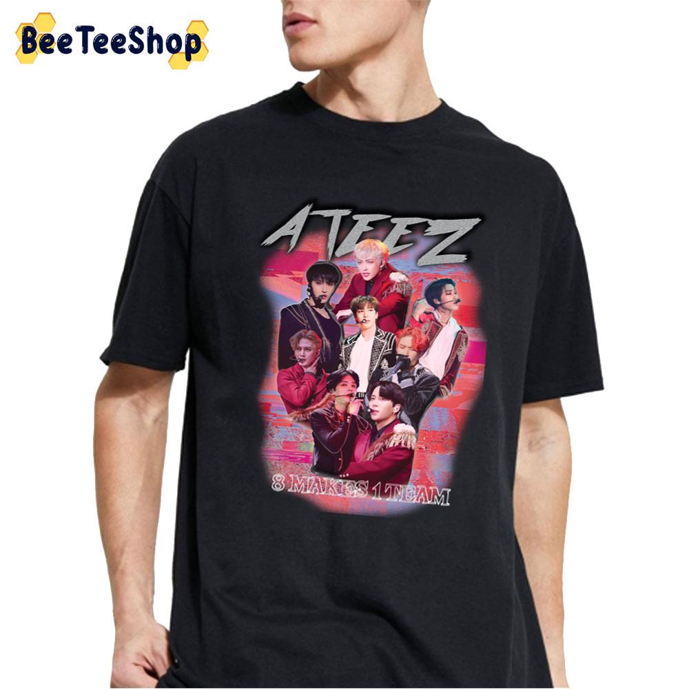Ateez Kpop Merch Old Retro Unisex T-Shirt Ateez Kpop Merch Old Retro Unisex T-Shirt