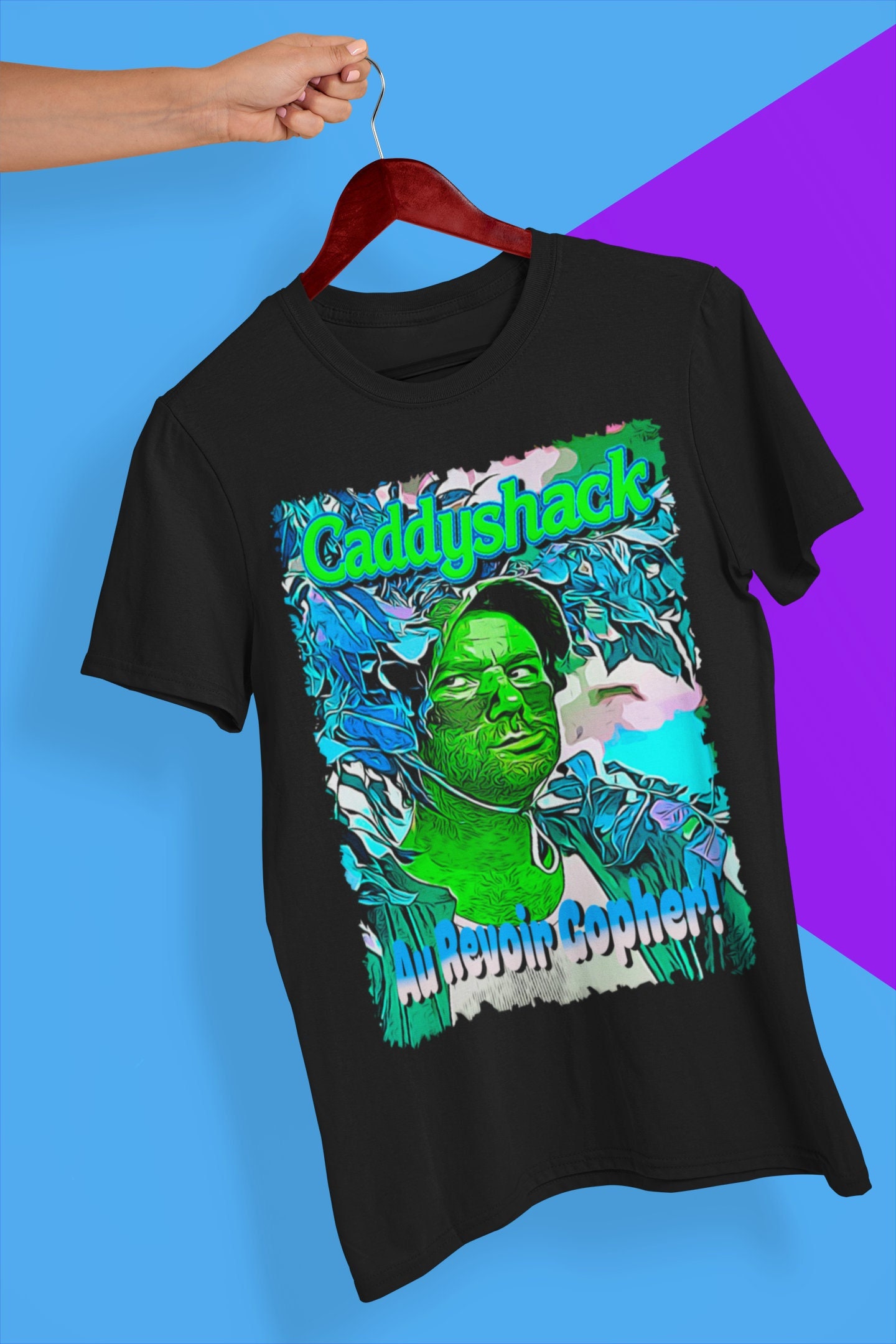 Au Revoir Gopher Caddyshack Movie Halloween Unisex T-Shirt Au Revoir Gopher Caddyshack Movie Halloween Unisex T-Shirt
