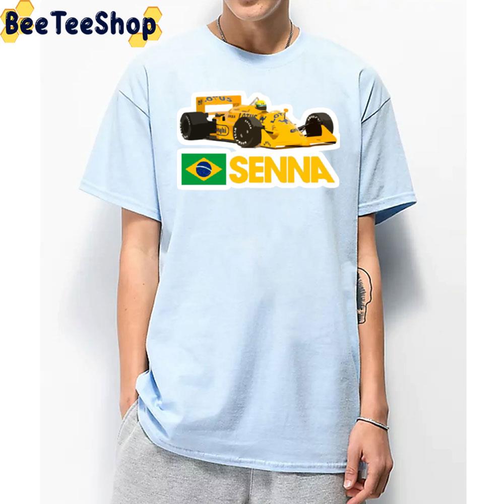 Ayrton Senna Sempre Merchandise And Apparel Racing Unisex T-Shirt Ayrton Senna Sempre Merchandise And Apparel Racing Unisex T-Shirt