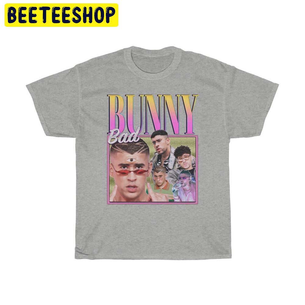 Bad Bunny Homage Retro Vintage Art Unisex T-Shirt Bad Bunny Homage Retro Vintage Art Unisex T-Shirt
