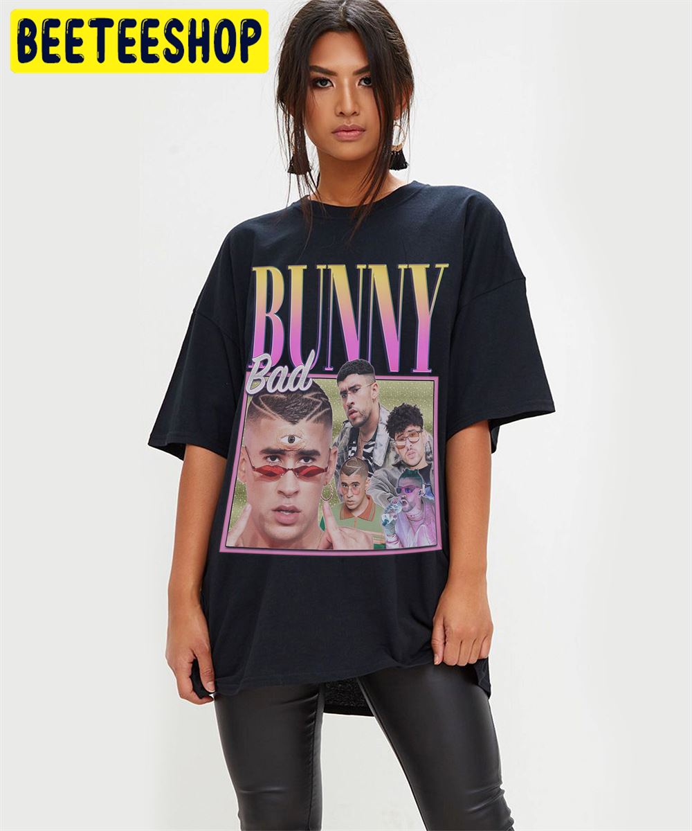 Bad Bunny Homage Retro Vintage Art Unisex T-Shirt Bad Bunny Homage Retro Vintage Art Unisex T-Shirt