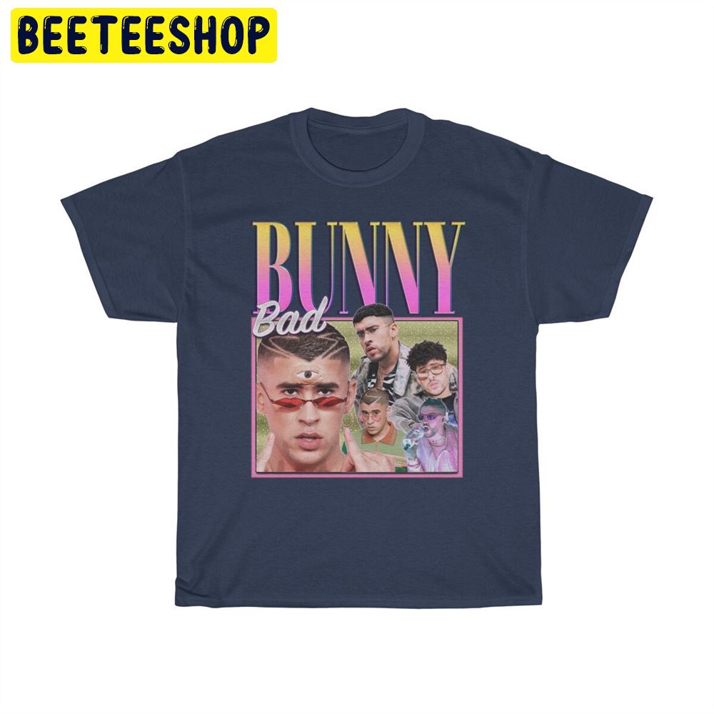 Bad Bunny Homage Retro Vintage Art Unisex T-Shirt Bad Bunny Homage Retro Vintage Art Unisex T-Shirt