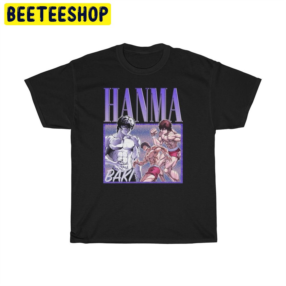 Baki Hanma Homage Retro Vintage Art Unisex T-Shirt Baki Hanma Homage Retro Vintage Art Unisex T-Shirt