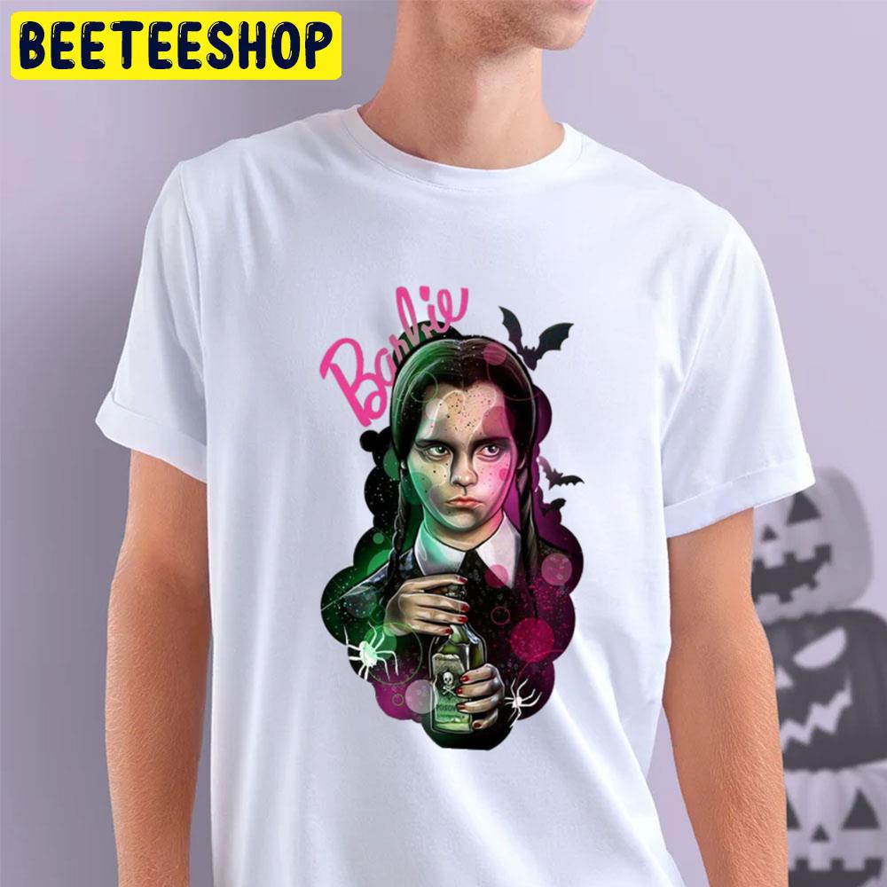 Barbie Adams Family Retro Halloween Unisex T-Shirt Barbie Adams Family Retro Halloween Unisex T-Shirt