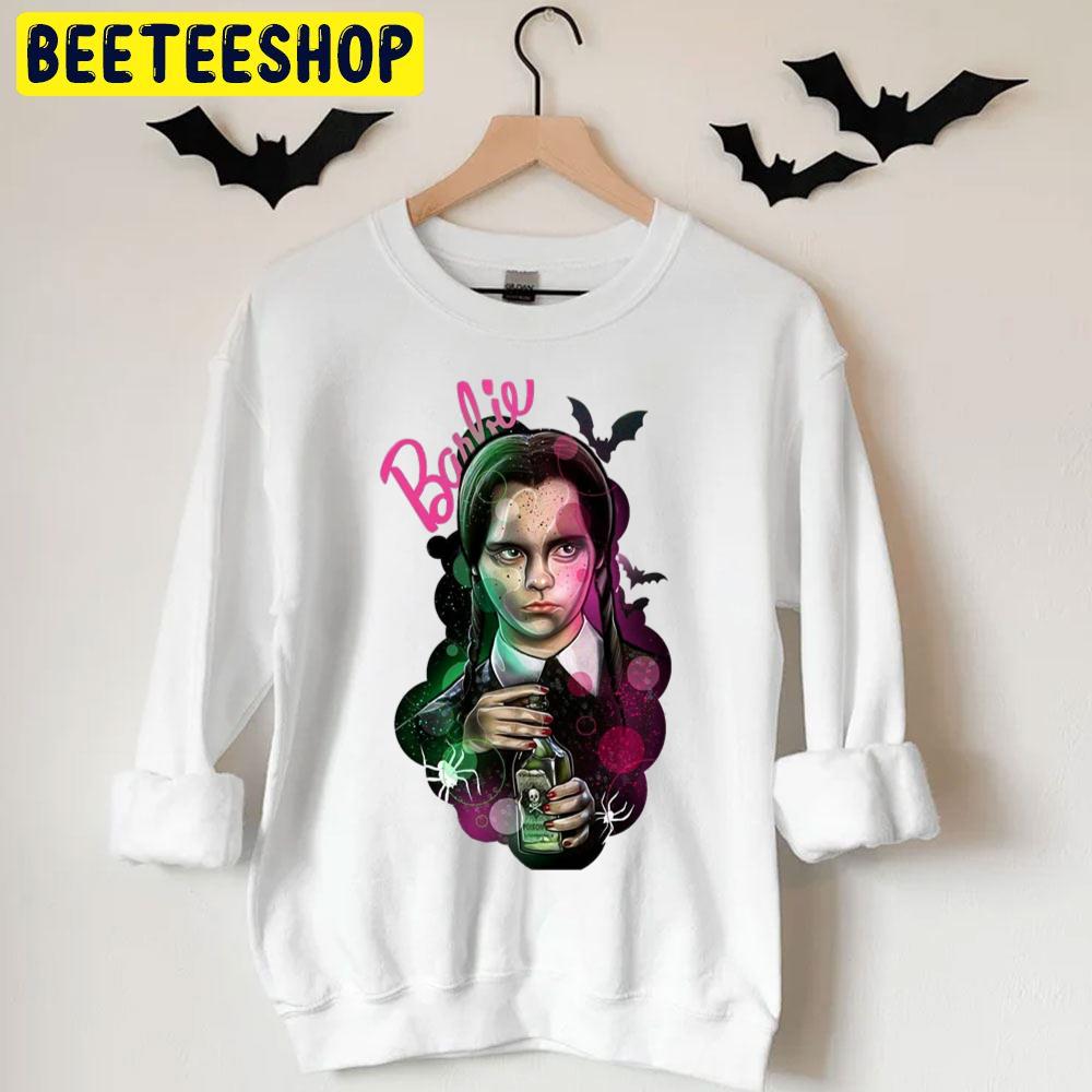 Barbie Adams Family Retro Halloween Unisex T-Shirt Barbie Adams Family Retro Halloween Unisex T-Shirt