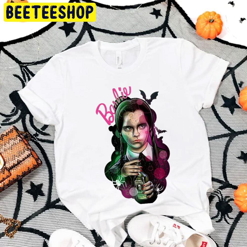 Barbie Adams Family Retro Halloween Unisex T-Shirt Barbie Adams Family Retro Halloween Unisex T-Shirt