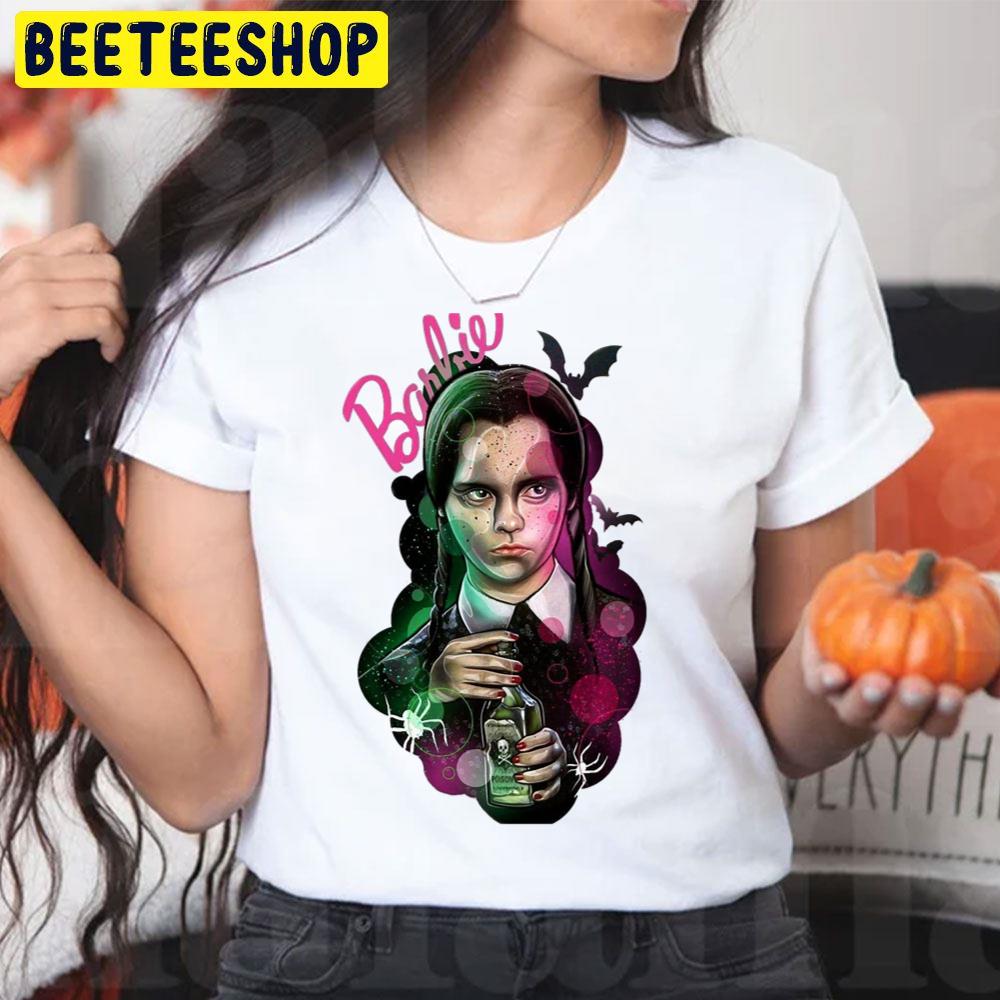 Barbie Adams Family Retro Halloween Unisex T-Shirt Barbie Adams Family Retro Halloween Unisex T-Shirt