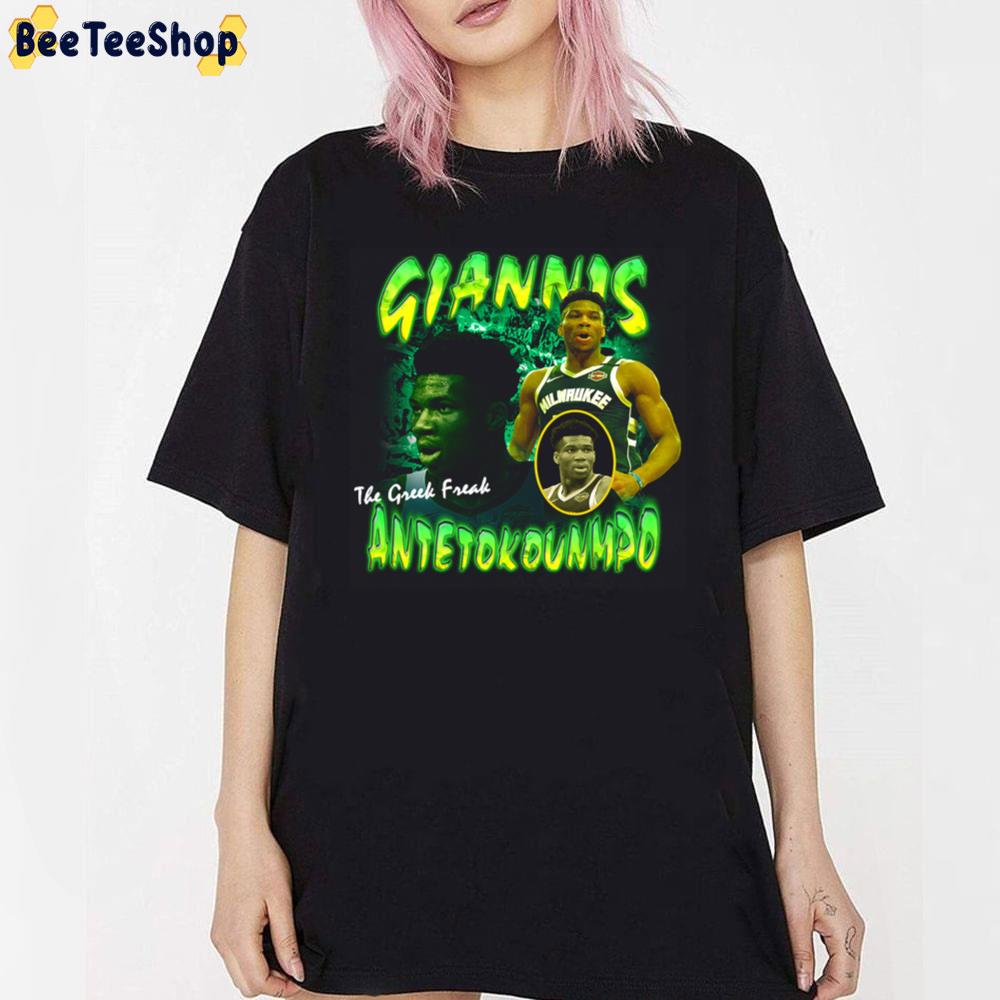 Basketball Vintage Giannis Antetokounmpo Unisex T-Shirt Basketball Vintage Giannis Antetokounmpo Unisex T-Shirt