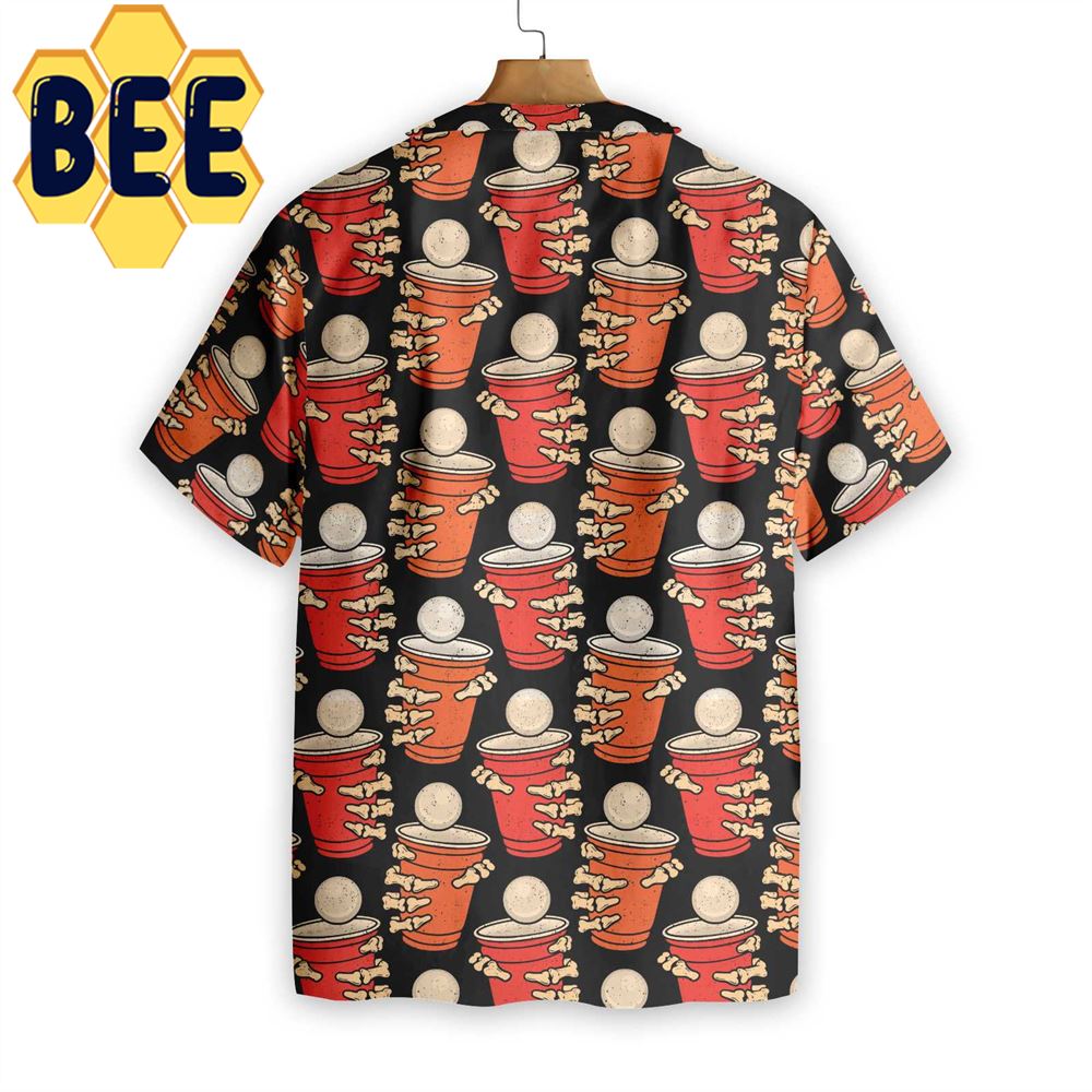 Beer Pong Party Halloween Hawaiian Shirt Beer Pong Party Halloween Hawaiian Shirt