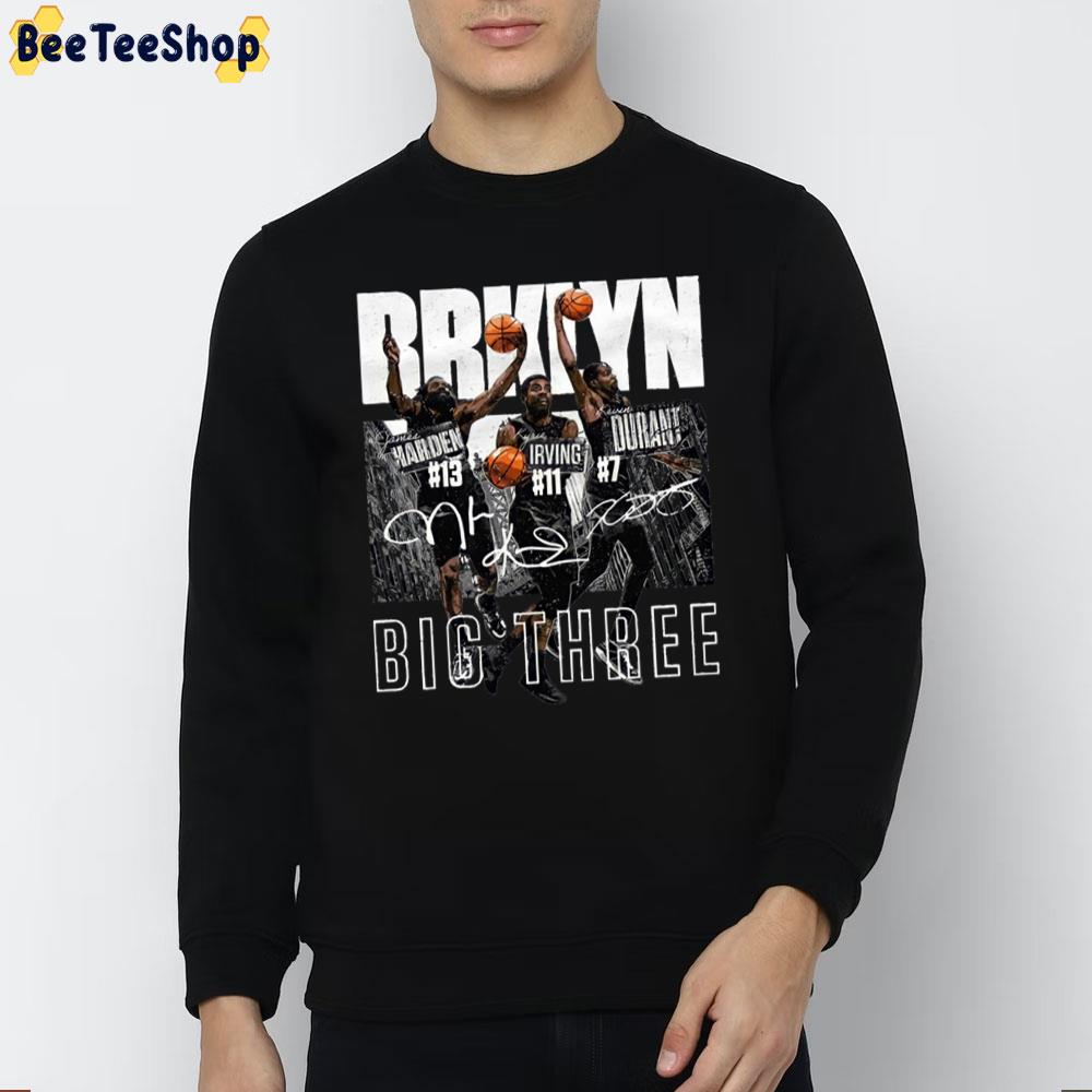 Big Three For Brooklyn Nets Vintage Art Unisex T-Shirt Big Three For Brooklyn Nets Vintage Art Unisex T-Shirt