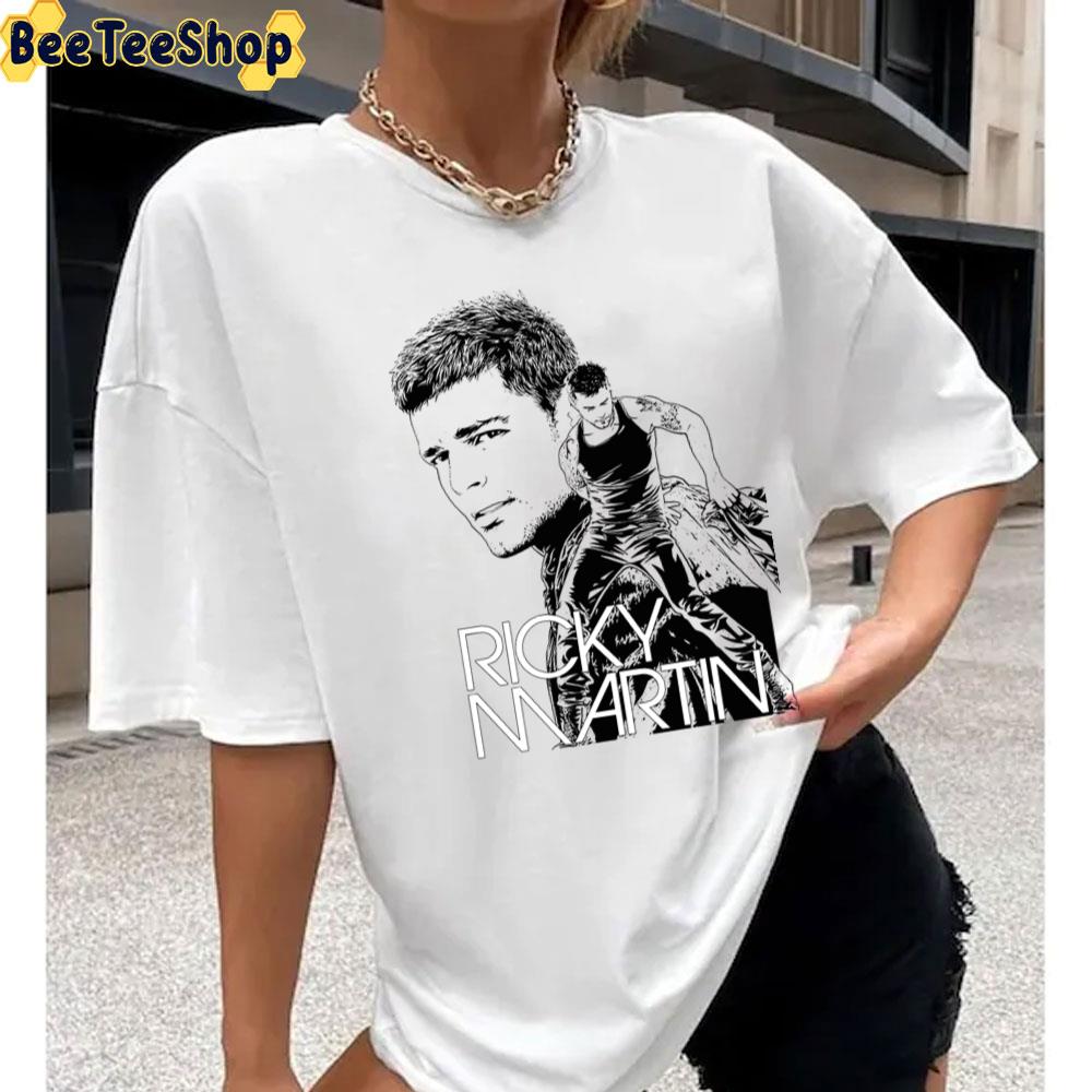Black Art Ricky Martin Unisex T-Shirt Black Art Ricky Martin Unisex T-Shirt