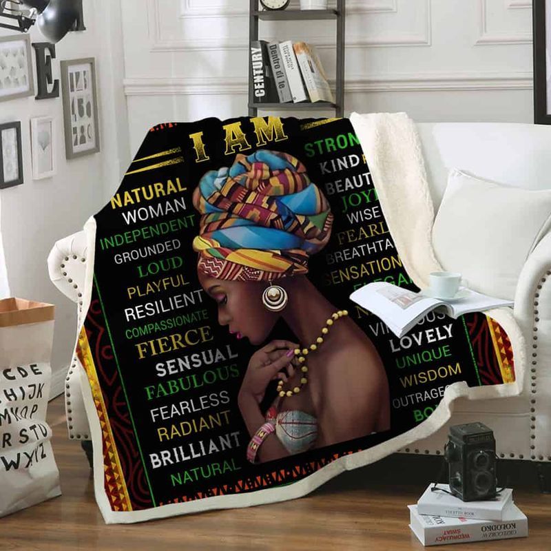 Black Queen I Am Natural Woman Independent Grounded Loud Playful Resilient Premium Comfy Sofa Throw Blanket Black Queen I Am Natural Woman Independent Grounded Loud Playful Resilient Premium Comfy Sofa Throw Blanket