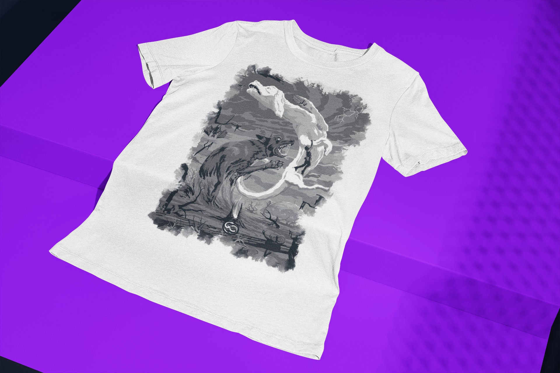 Black White Art The Neverending Story Halloween Unisex T-Shirt Black White Art The Neverending Story Halloween Unisex T-Shirt
