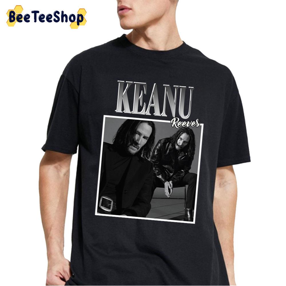 Black White Vintage Art Keanu Reeves Unisex T-Shirt Black White Vintage Art Keanu Reeves Unisex T-Shirt