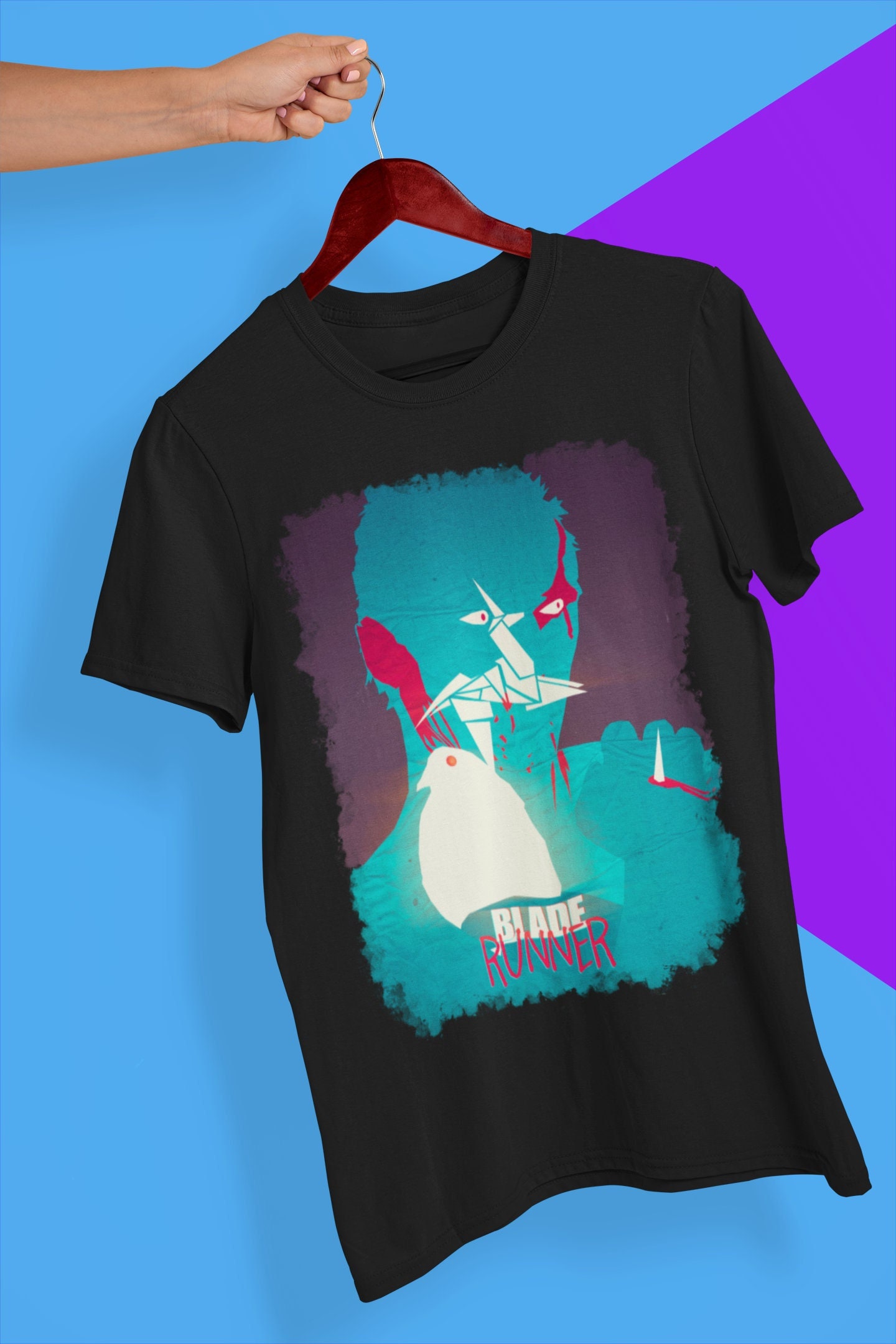 Blade Runner Poster 80s Style Halloween Unisex T-Shirt Blade Runner Poster 80s Style Halloween Unisex T-Shirt