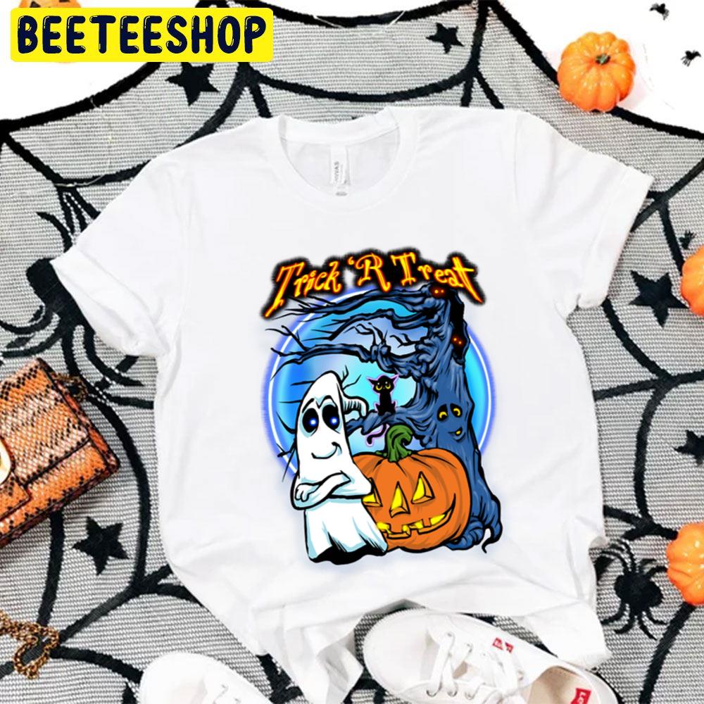 Blue Moon In The Night Trick 'r Treat Halloween Unisex T-Shirt Blue Moon In The Night Trick 'r Treat Halloween Unisex T-Shirt