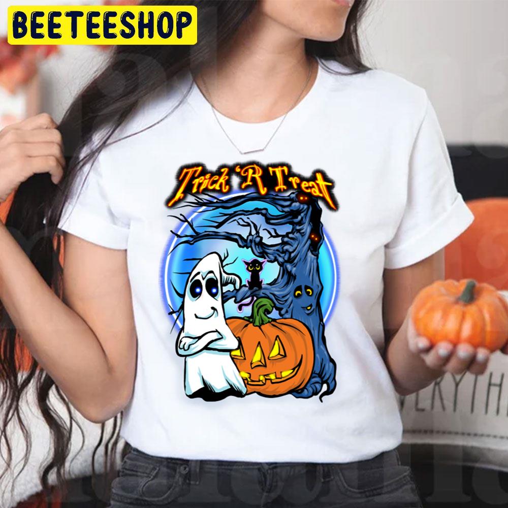 Blue Moon In The Night Trick 'r Treat Halloween Unisex T-Shirt Blue Moon In The Night Trick 'r Treat Halloween Unisex T-Shirt