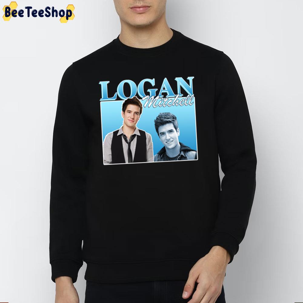 Blue Vintage Art Logan Mitchell Unisex T-Shirt Blue Vintage Art Logan Mitchell Unisex T-Shirt