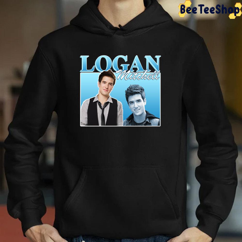 Blue Vintage Art Logan Mitchell Unisex T-Shirt Blue Vintage Art Logan Mitchell Unisex T-Shirt