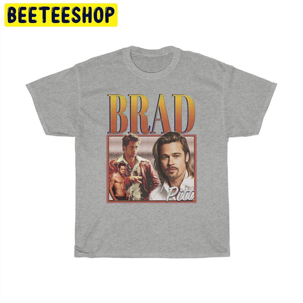 Brad Pitt Retro Retro Vintage Art Unisex T-Shirt Brad Pitt Retro Retro Vintage Art Unisex T-Shirt