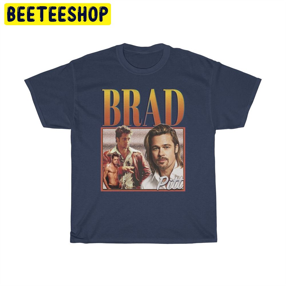 Brad Pitt Retro Retro Vintage Art Unisex T-Shirt Brad Pitt Retro Retro Vintage Art Unisex T-Shirt