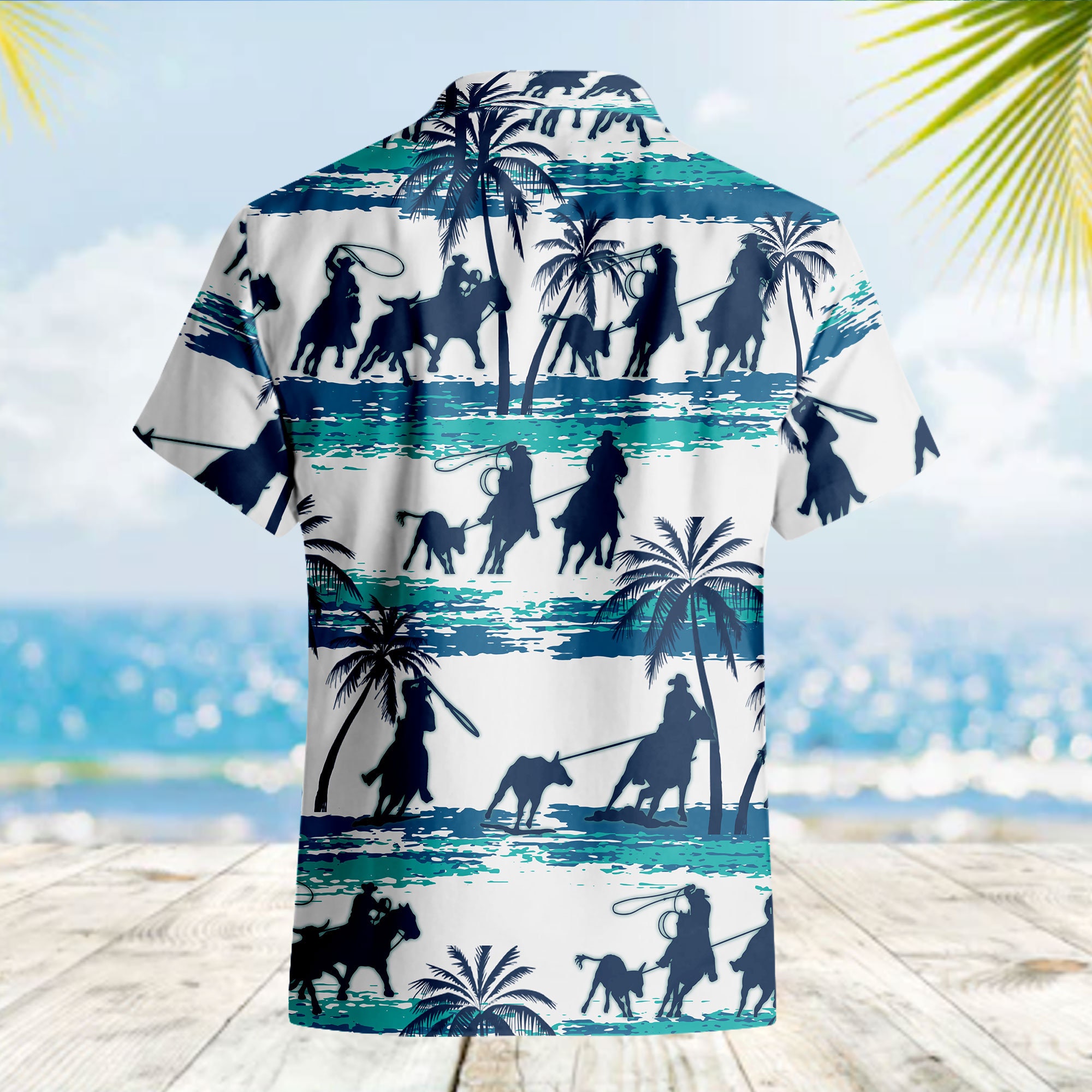 Bull Riding Hawaiian Shirt Bull Riding Hawaiian Shirt