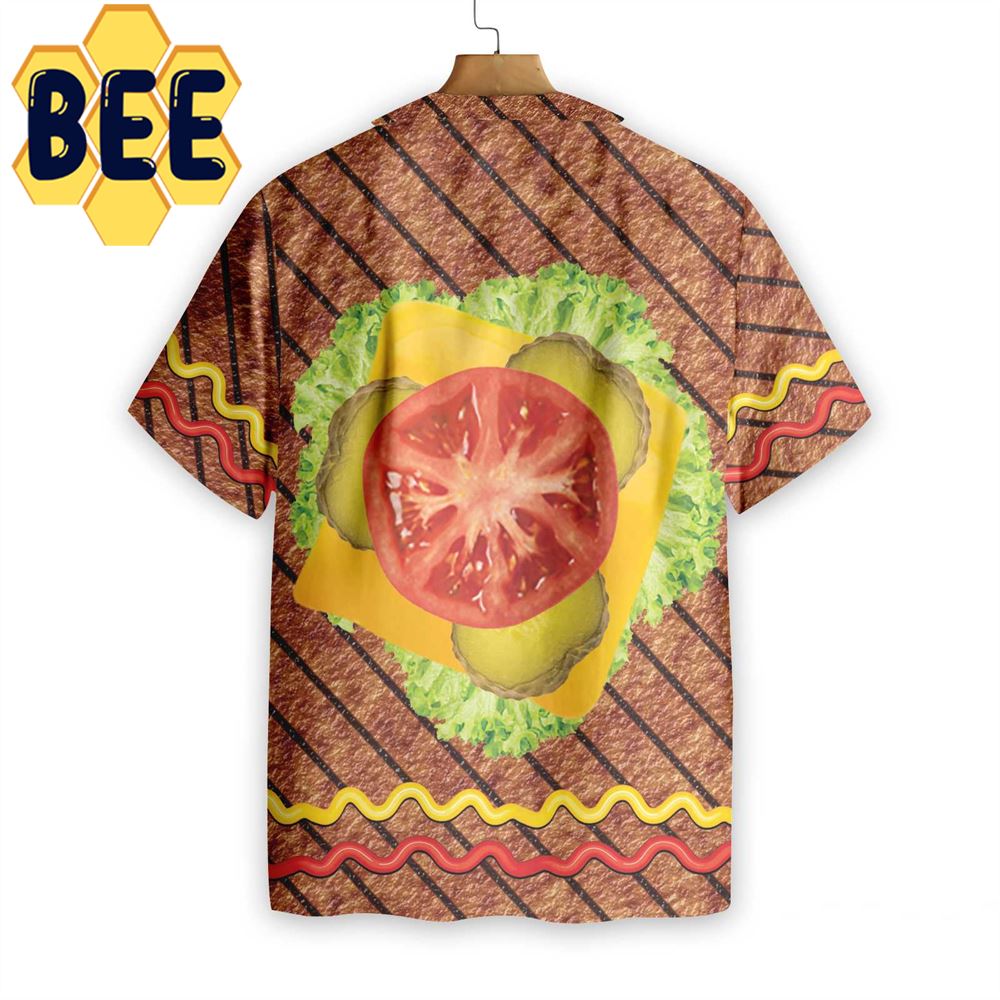 Burger Halloween Hawaiian Shirt Burger Halloween Hawaiian Shirt
