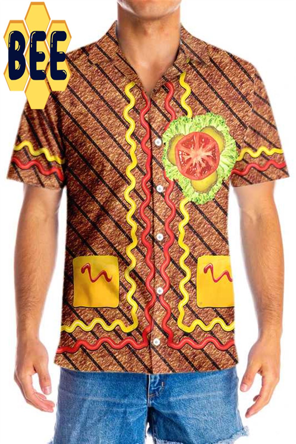 Burger Halloween Hawaiian Shirt Burger Halloween Hawaiian Shirt