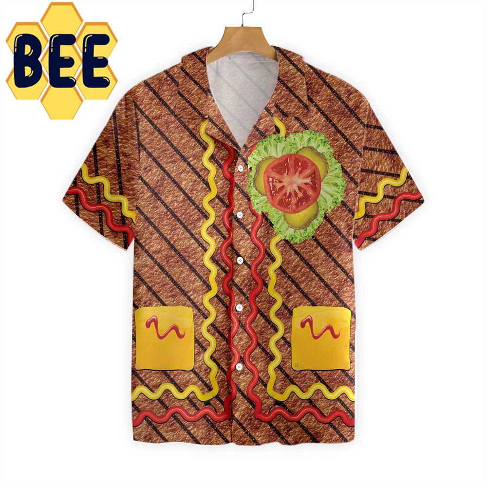 Burger Halloween Hawaiian Shirt Burger Halloween Hawaiian Shirt