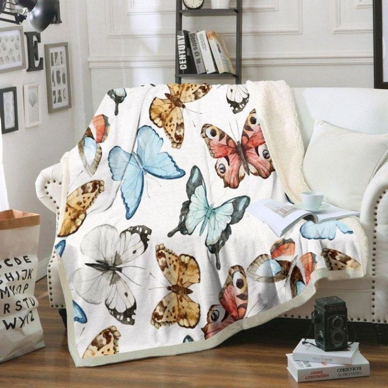 Butterfly Premium Comfy Sofa Throw Blanket Butterfly Premium Comfy Sofa Throw Blanket