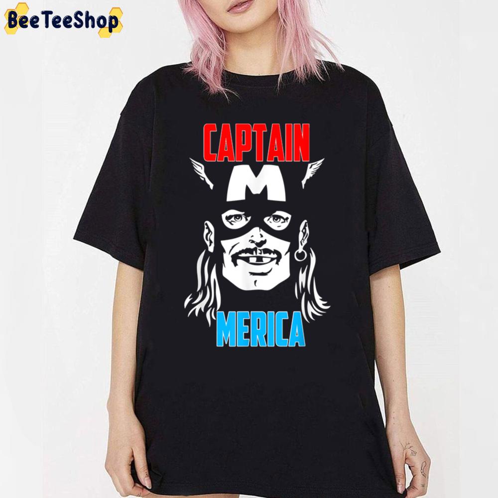Captain Merica Drinking Independence Day 4th Of July Unisex T-Shirt Captain Merica Drinking Independence Day 4th Of July Unisex T-Shirt