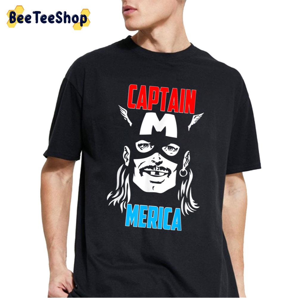 Captain Merica Drinking Independence Day 4th Of July Unisex T-Shirt Captain Merica Drinking Independence Day 4th Of July Unisex T-Shirt