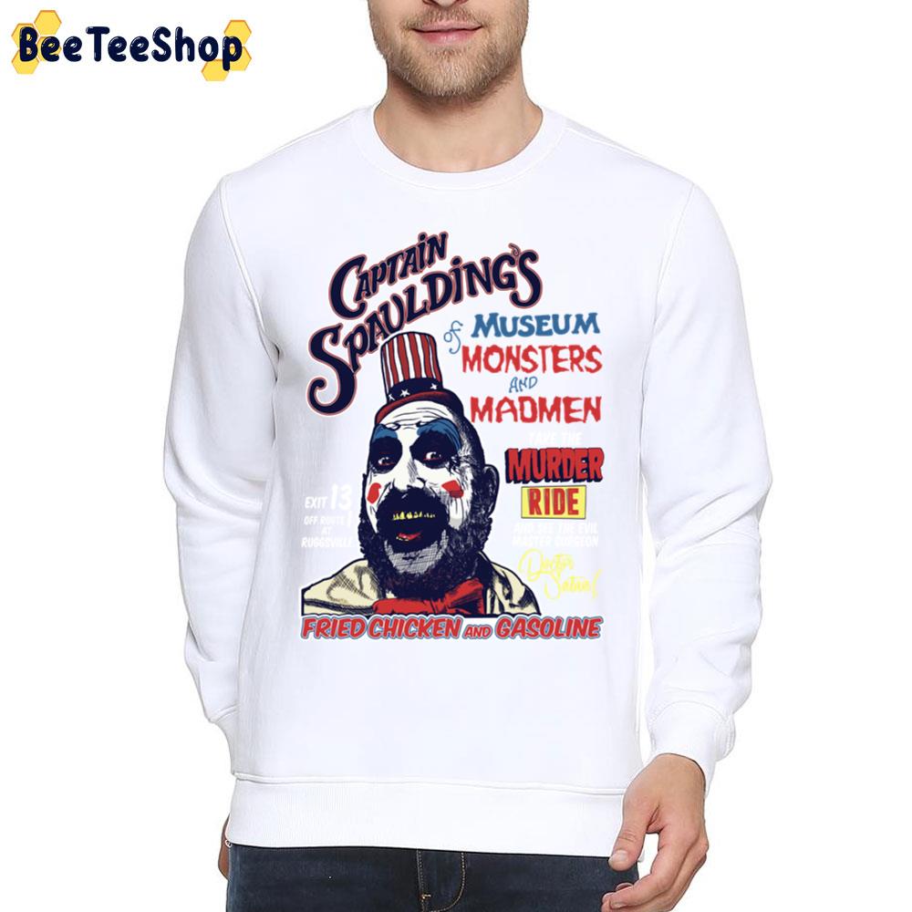 Captain Spaulding's Museum Of Monsters And Madmen Unisex T-Shirt Captain Spaulding's Museum Of Monsters And Madmen Unisex T-Shirt