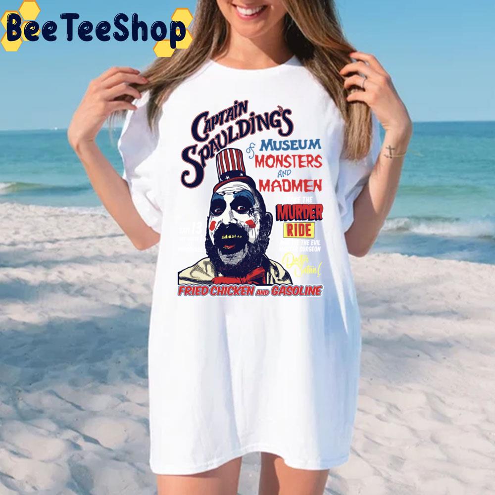 Captain Spaulding's Museum Of Monsters And Madmen Unisex T-Shirt Captain Spaulding's Museum Of Monsters And Madmen Unisex T-Shirt