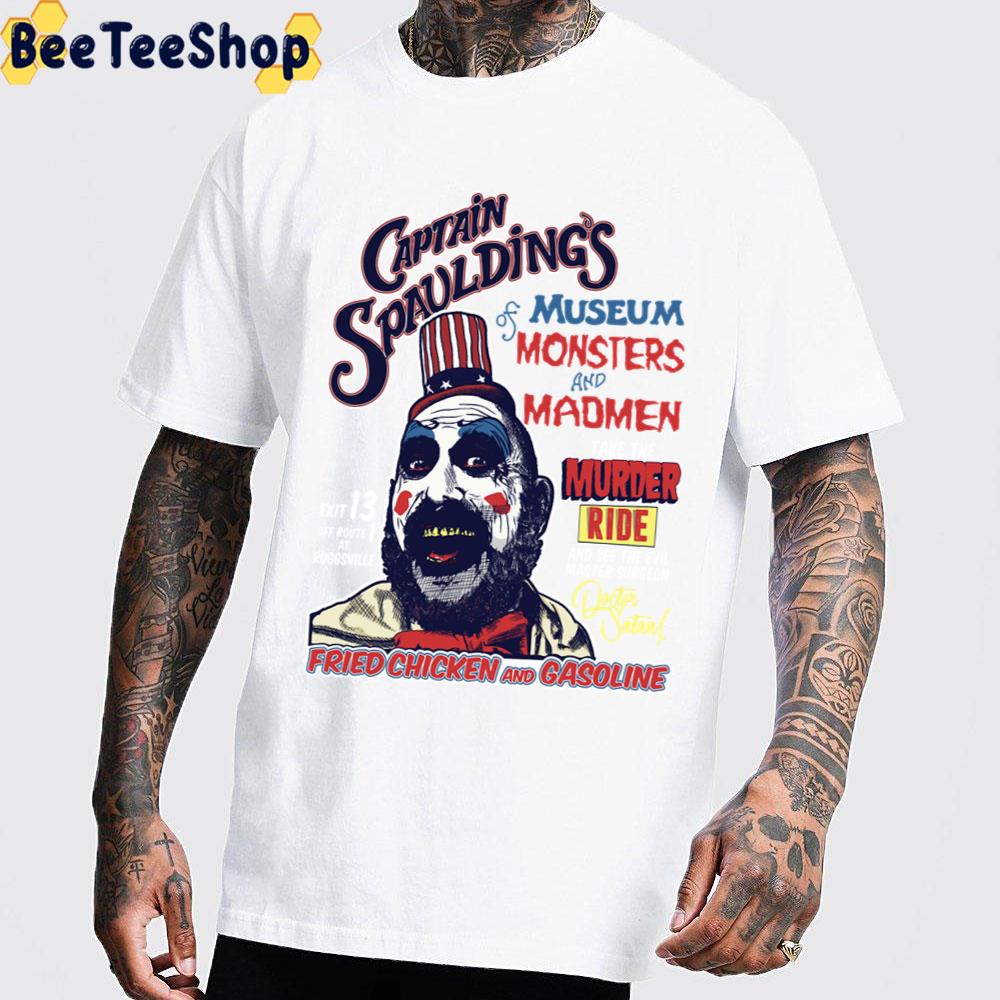 Captain Spaulding's Museum Of Monsters And Madmen Unisex T-Shirt Captain Spaulding's Museum Of Monsters And Madmen Unisex T-Shirt