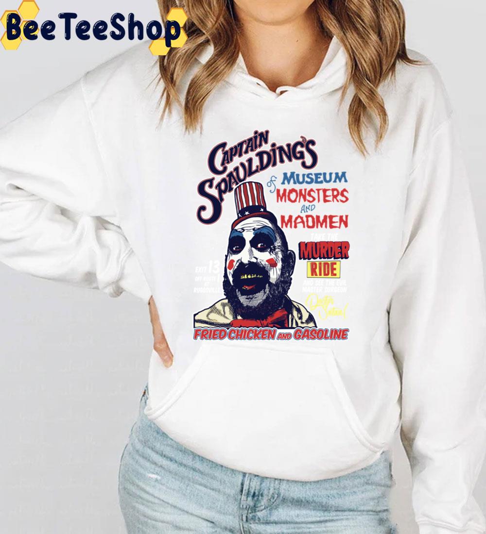 Captain Spaulding's Museum Of Monsters And Madmen Unisex T-Shirt Captain Spaulding's Museum Of Monsters And Madmen Unisex T-Shirt