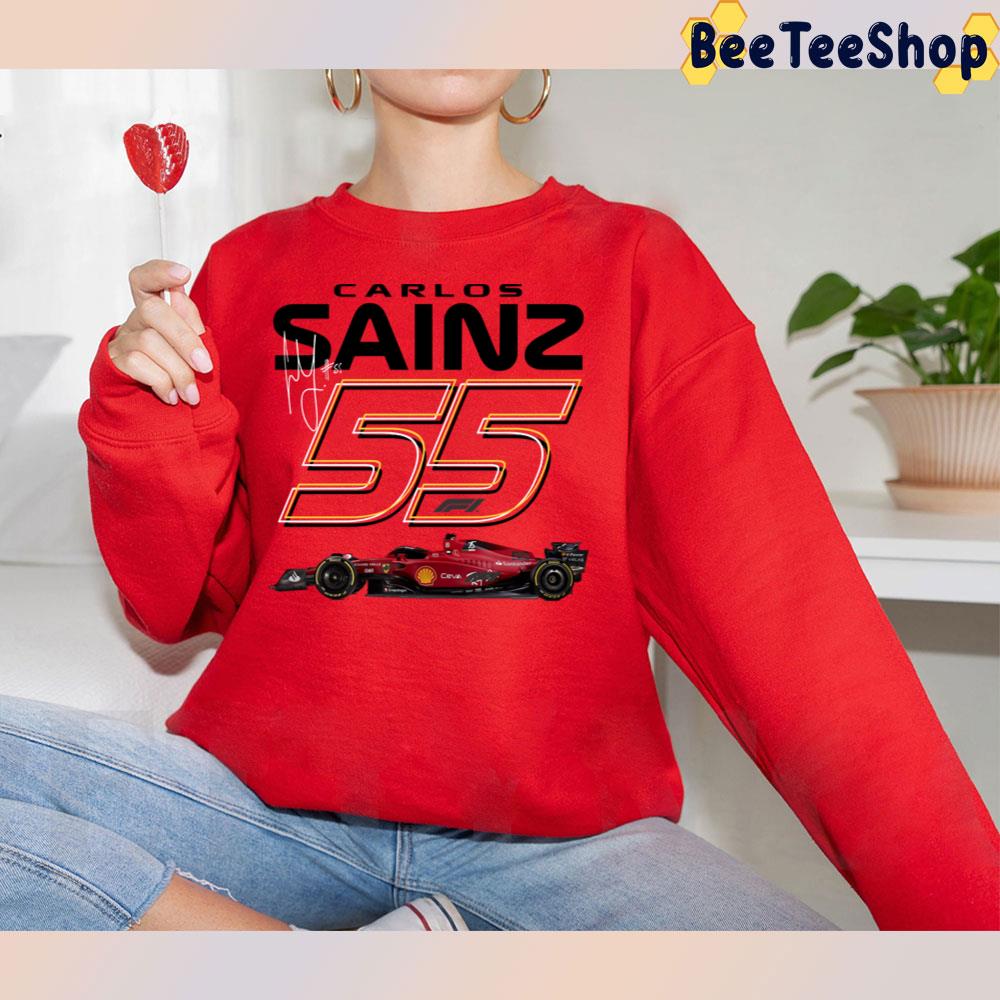 Carlos Sainz 55 F1 Team Racing Unisex T-Shirt Carlos Sainz 55 F1 Team Racing Unisex T-Shirt