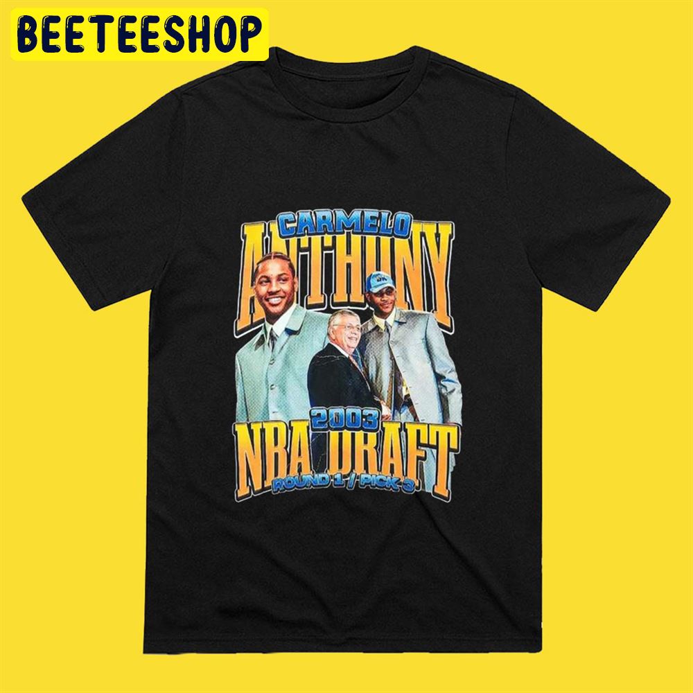 Carmelo Anthony NBA Draft 2003 Unisex T-Shirt Carmelo Anthony NBA Draft 2003 Unisex T-Shirt