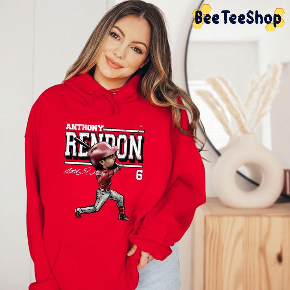Cartoon Anthony Rendon Los Angeles Angels Baseball Unisex T-Shirt Cartoon Anthony Rendon Los Angeles Angels Baseball Unisex T-Shirt