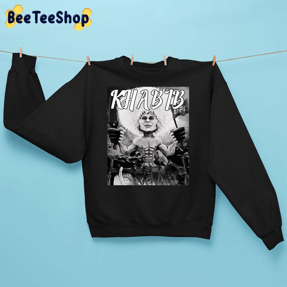 Cartoon Art Khabib Abdulmanapovich Nurmagomedov Unisex Sweatshirt Cartoon Art Khabib Abdulmanapovich Nurmagomedov Unisex Sweatshirt