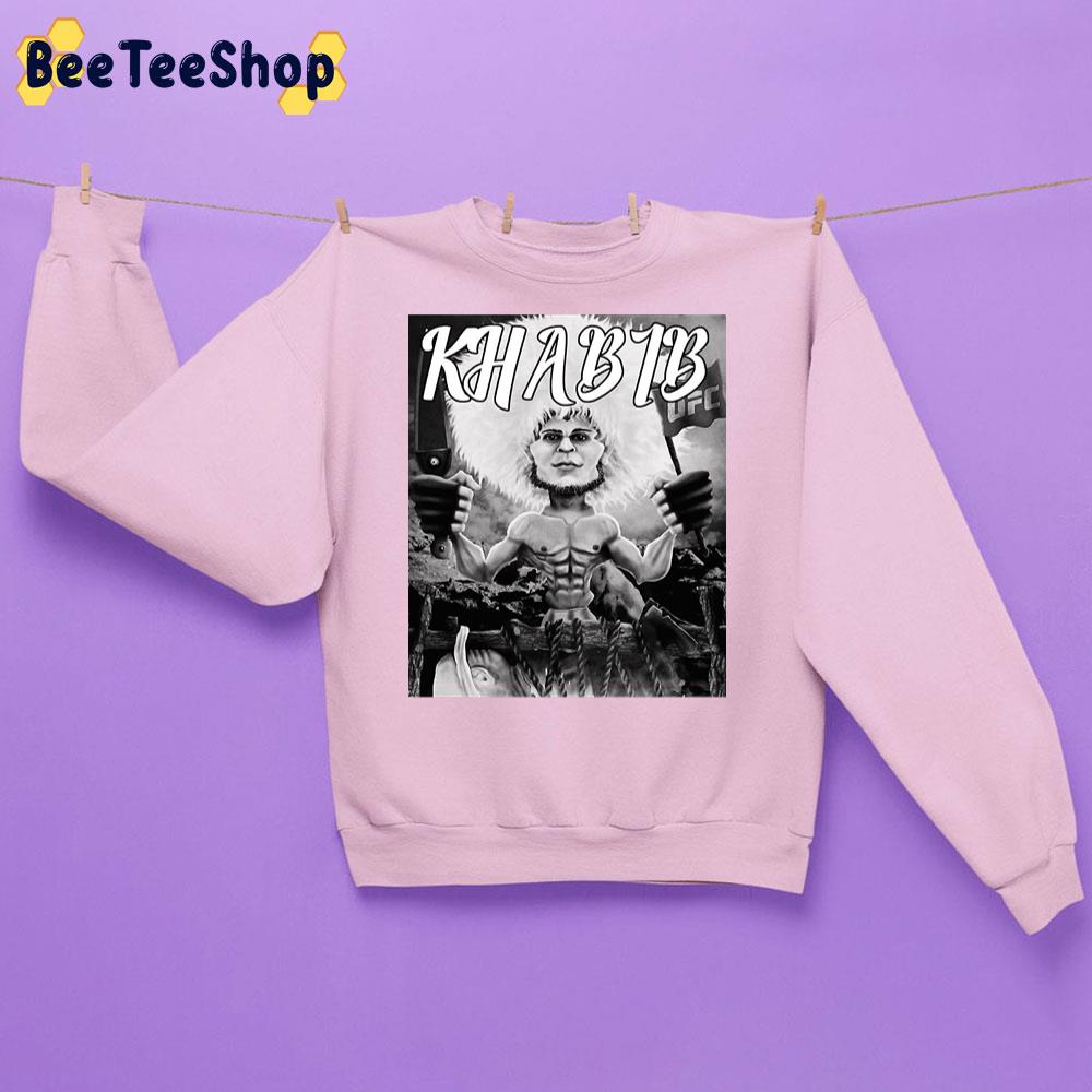 Cartoon Art Khabib Abdulmanapovich Nurmagomedov Unisex Sweatshirt Cartoon Art Khabib Abdulmanapovich Nurmagomedov Unisex Sweatshirt