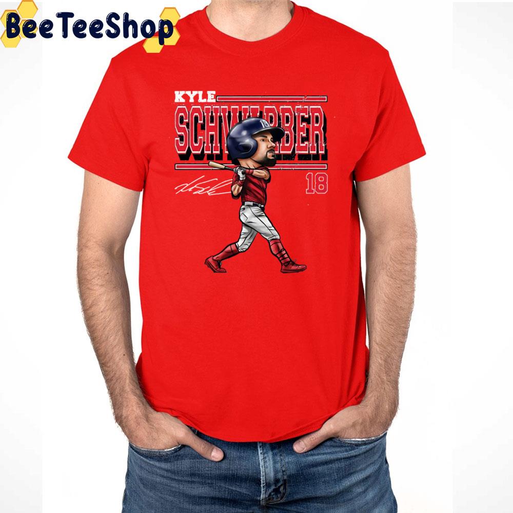 Cartoon Art Kyle Schwarber Baseball Unisex T-Shirt Cartoon Art Kyle Schwarber Baseball Unisex T-Shirt