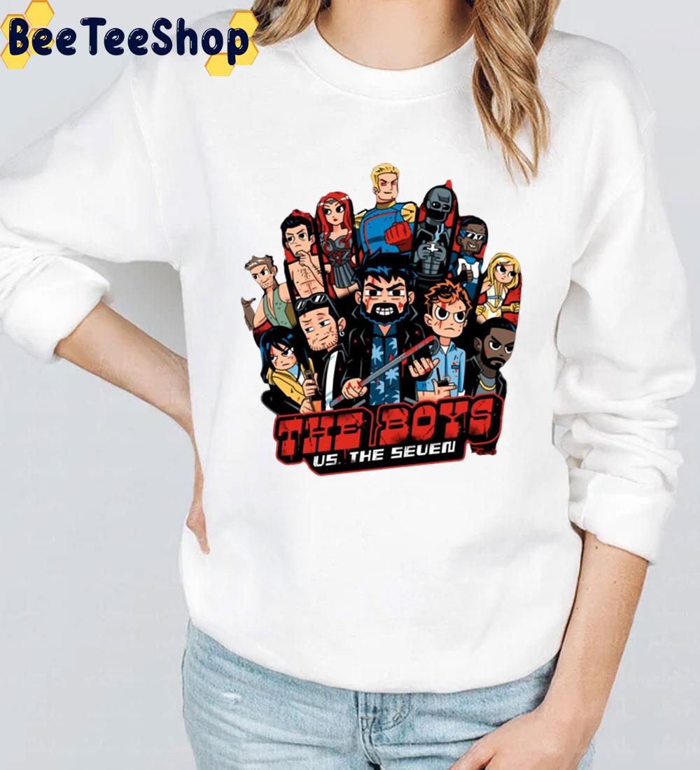 Cartoon Art The Boys Us The Seuen Unisex T-Shirt Cartoon Art The Boys Us The Seuen Unisex T-Shirt
