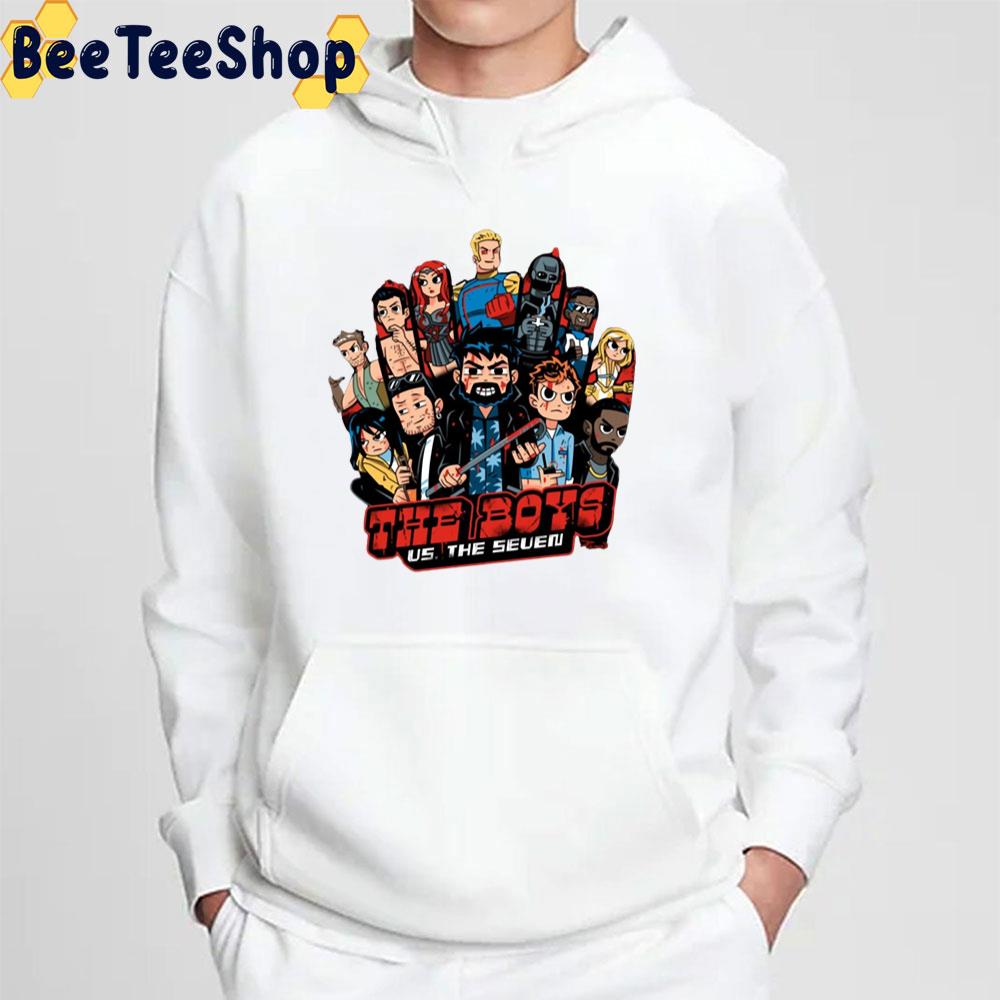 Cartoon Art The Boys Us The Seuen Unisex T-Shirt Cartoon Art The Boys Us The Seuen Unisex T-Shirt