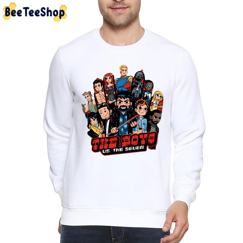 Cartoon Art The Boys Us The Seuen Unisex T-Shirt Cartoon Art The Boys Us The Seuen Unisex T-Shirt