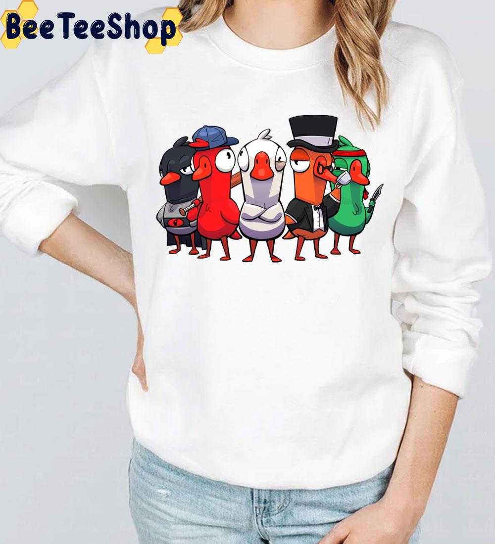 Characters Goose Goose Duck Game Unisex T-Shirt Characters Goose Goose Duck Game Unisex T-Shirt