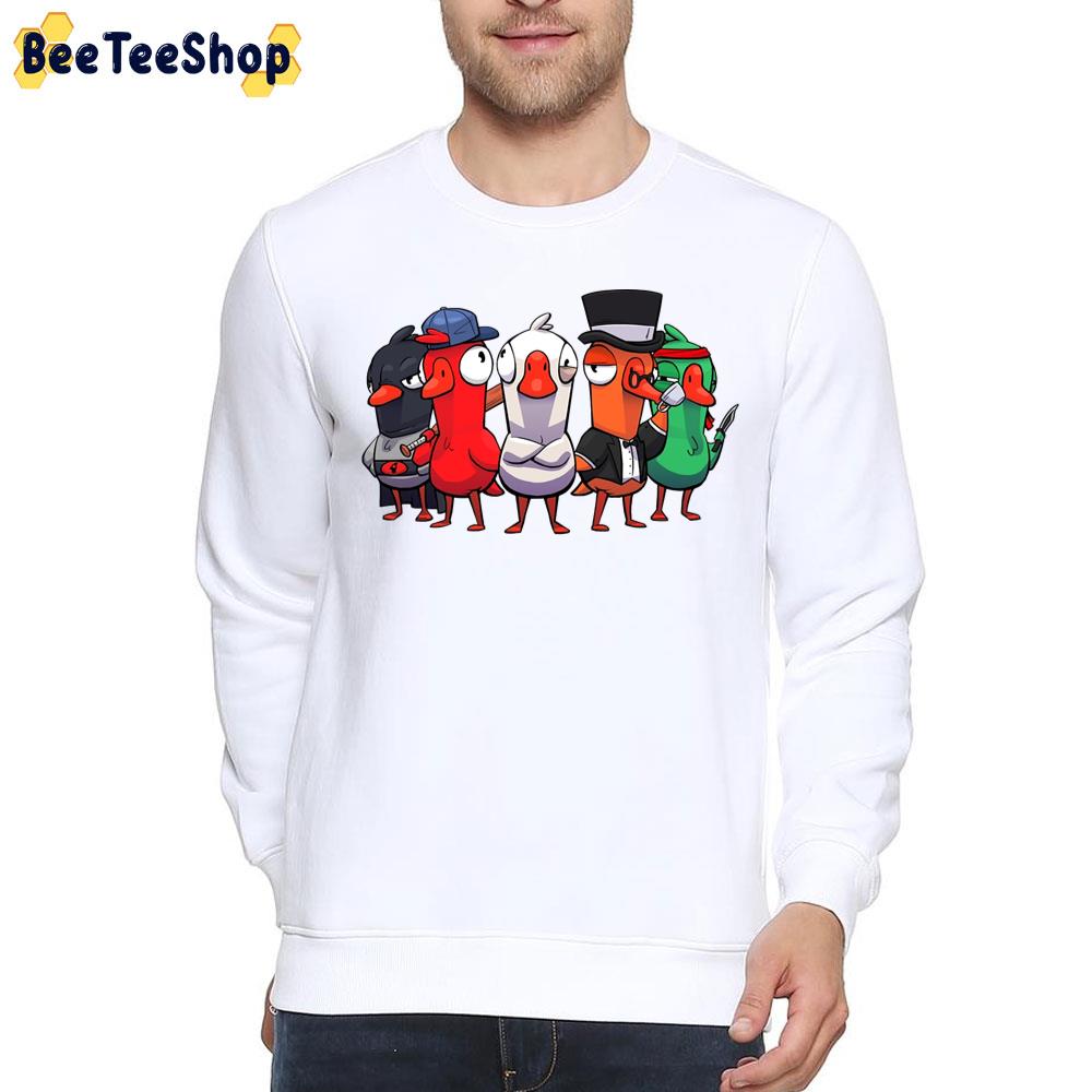 Characters Goose Goose Duck Game Unisex T-Shirt Characters Goose Goose Duck Game Unisex T-Shirt