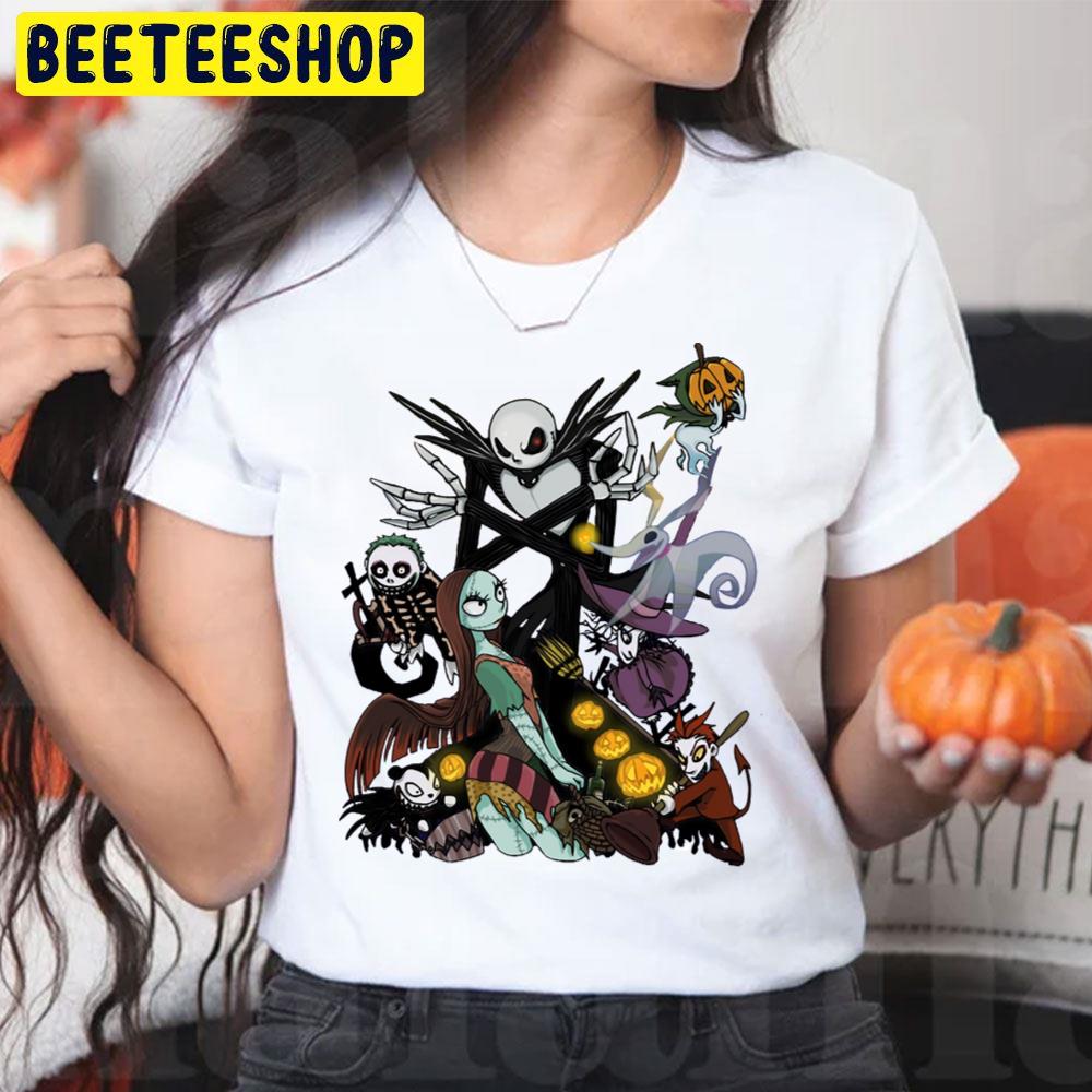 Characters The Nightmare Before Christmas Halloween Unisex T-Shirt Characters The Nightmare Before Christmas Halloween Unisex T-Shirt