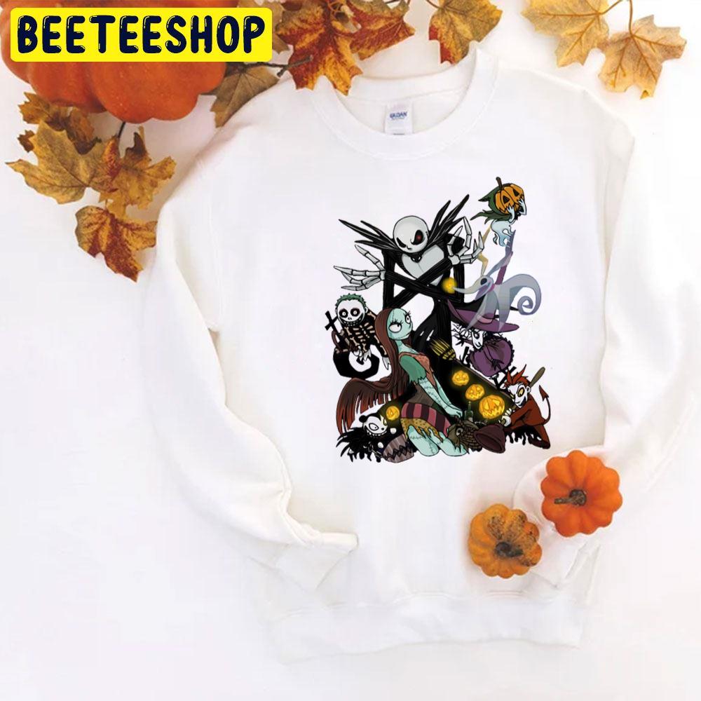 Characters The Nightmare Before Christmas Halloween Unisex T-Shirt Characters The Nightmare Before Christmas Halloween Unisex T-Shirt