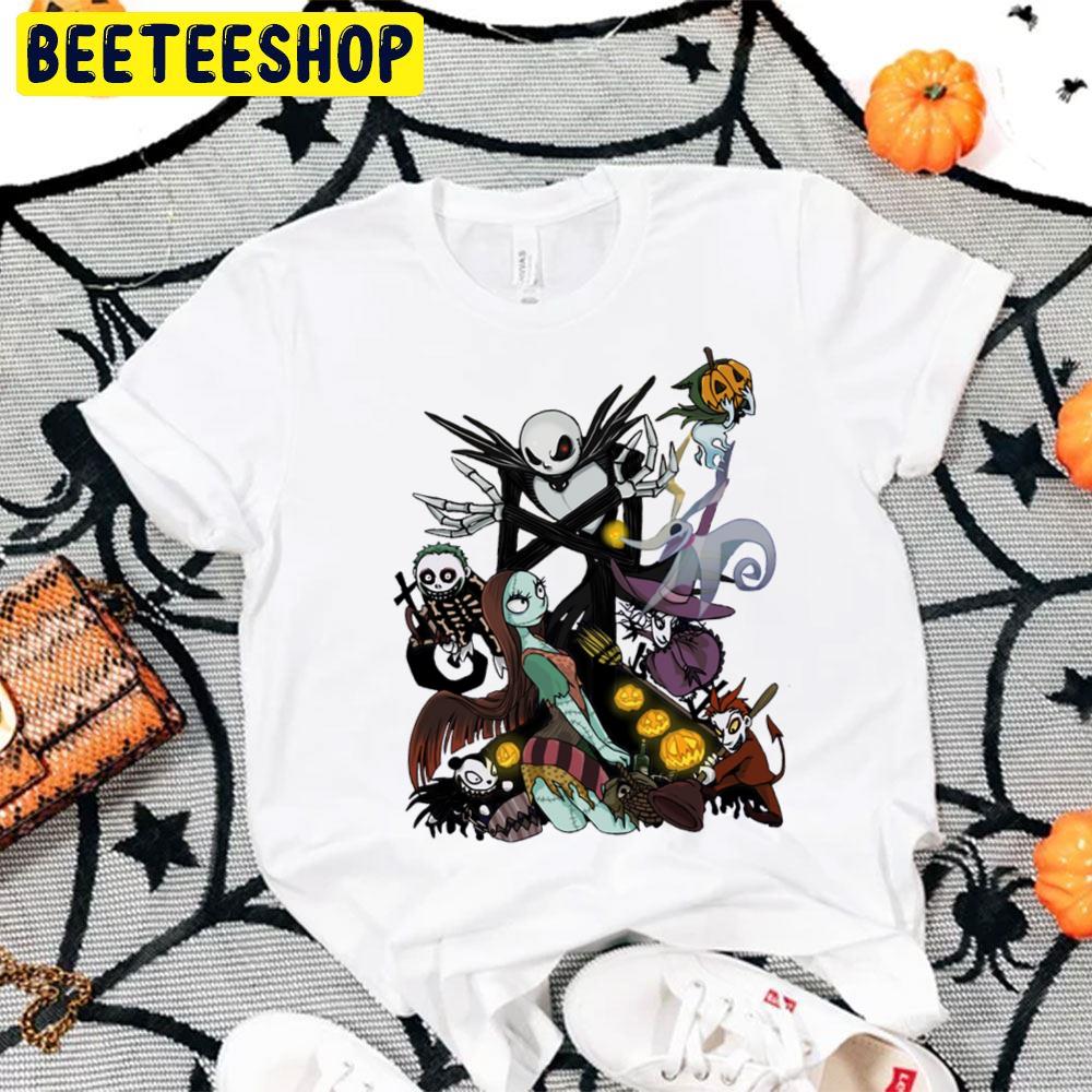 Characters The Nightmare Before Christmas Halloween Unisex T-Shirt Characters The Nightmare Before Christmas Halloween Unisex T-Shirt